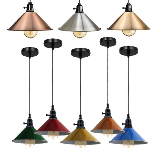 Led e27 metall deckenlampe - e27,