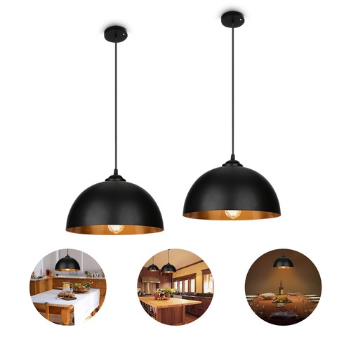 Retro deckenlampe led - 2x, e27