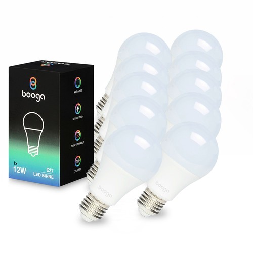 Led lampe e27 - booga, 9w